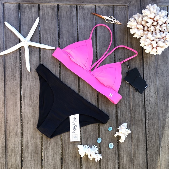 🌴🔆HURLEY- RIP CURL- BRALETTE PREMIUM BIKINI SET - Picture 2 of 12